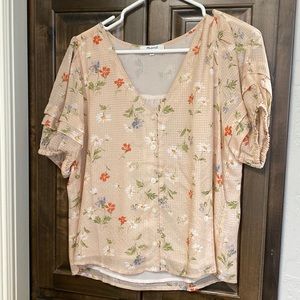 NWOT- Never worn- Madewell blouse- M